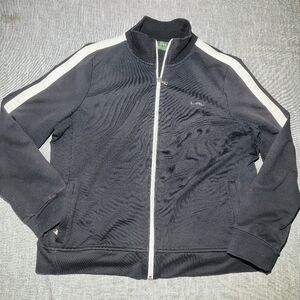 VINTAGE Lauren Active Ralph Lauren Shirt Jacket Womens Size XL Black White